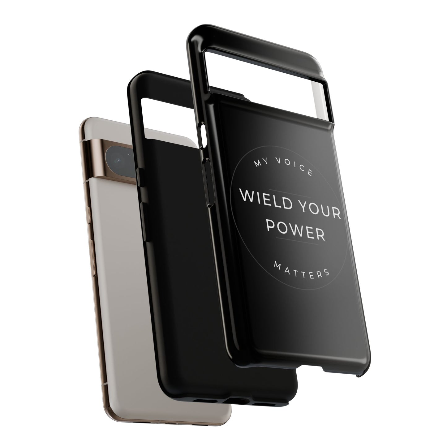 Empowering Phone Case - "Wield Your Power, My Voice Matters" - Tough Cases