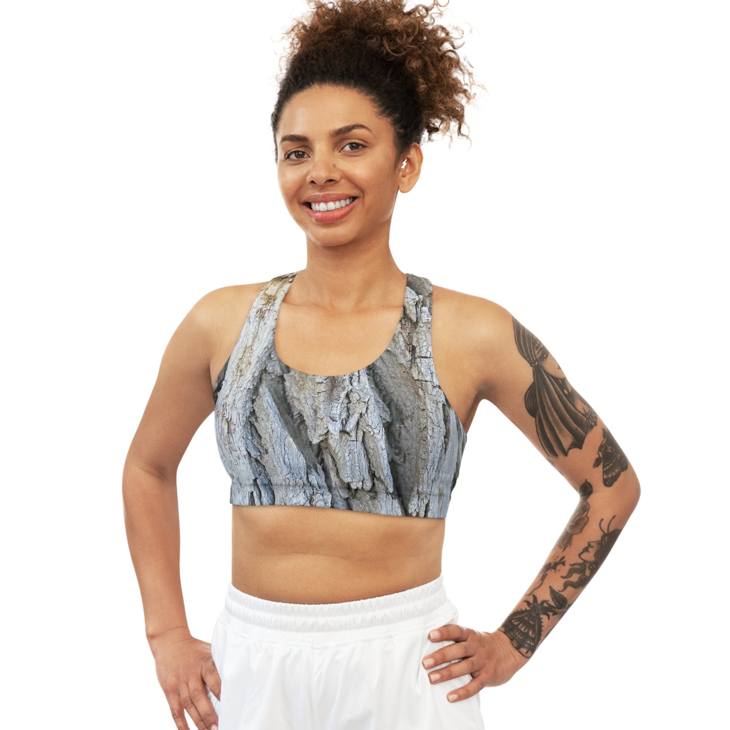 Fort Trail Tree Bark Sports Bra