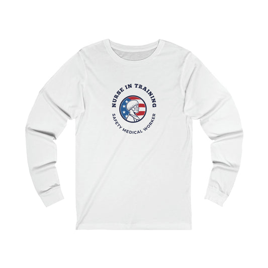 Experience casual comfort in our lightweight, breathable unisex jersey long sleeve tee, offering an ideal balance of style and functionality with a classic crew neck, tagless design, and a range of colors to complement your wardrobe.