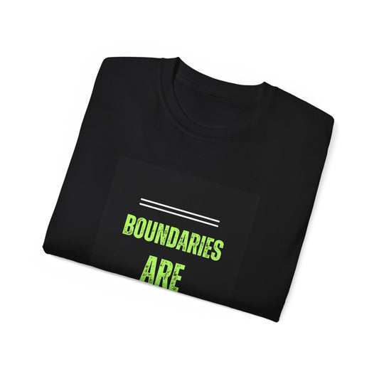 Empowering Unisex Ultra Cotton Tee - 'Boundaries Are Badass'