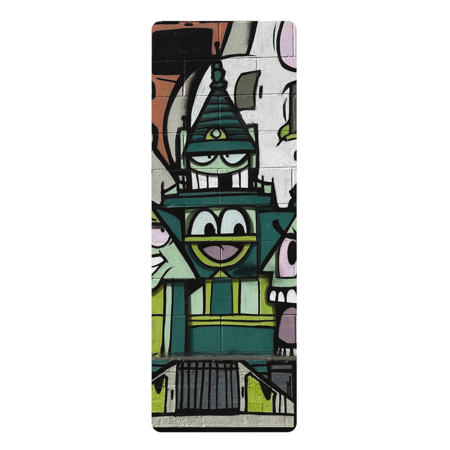 Expressive Street Art Yoga Mat