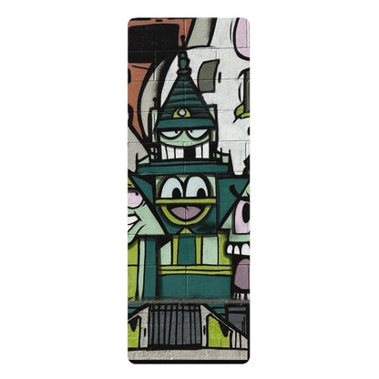 Expressive Street Art Yoga Mat