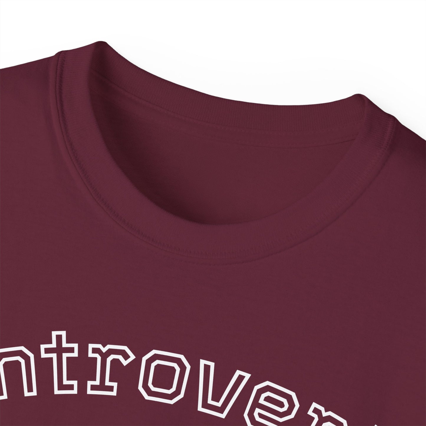 Introvert Not Invisible Unisex Ultra Cotton Tee - Casual Statement Shirt for Introverts