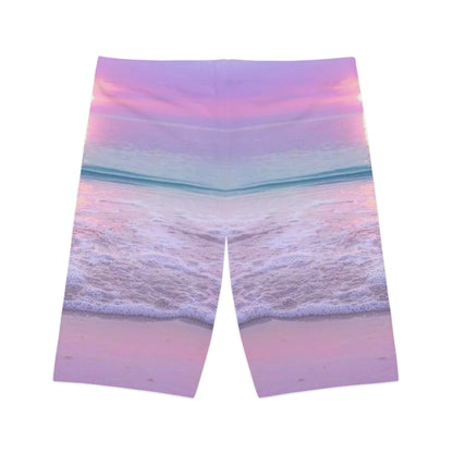 Cotton Candy Skys Bike Shorts