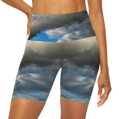 High-Waisted Stormy Yoga Shorts