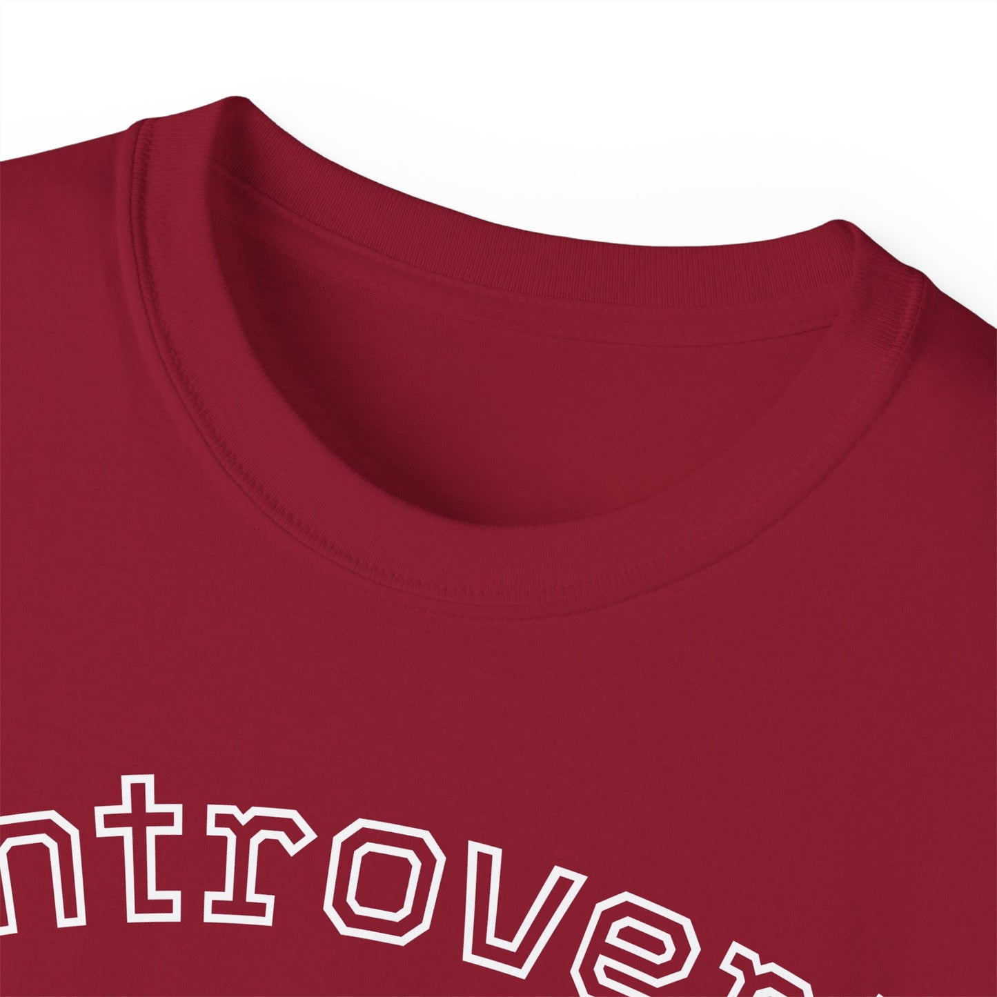 Introvert Not Invisible Unisex Ultra Cotton Tee - Casual Statement Shirt for Introverts