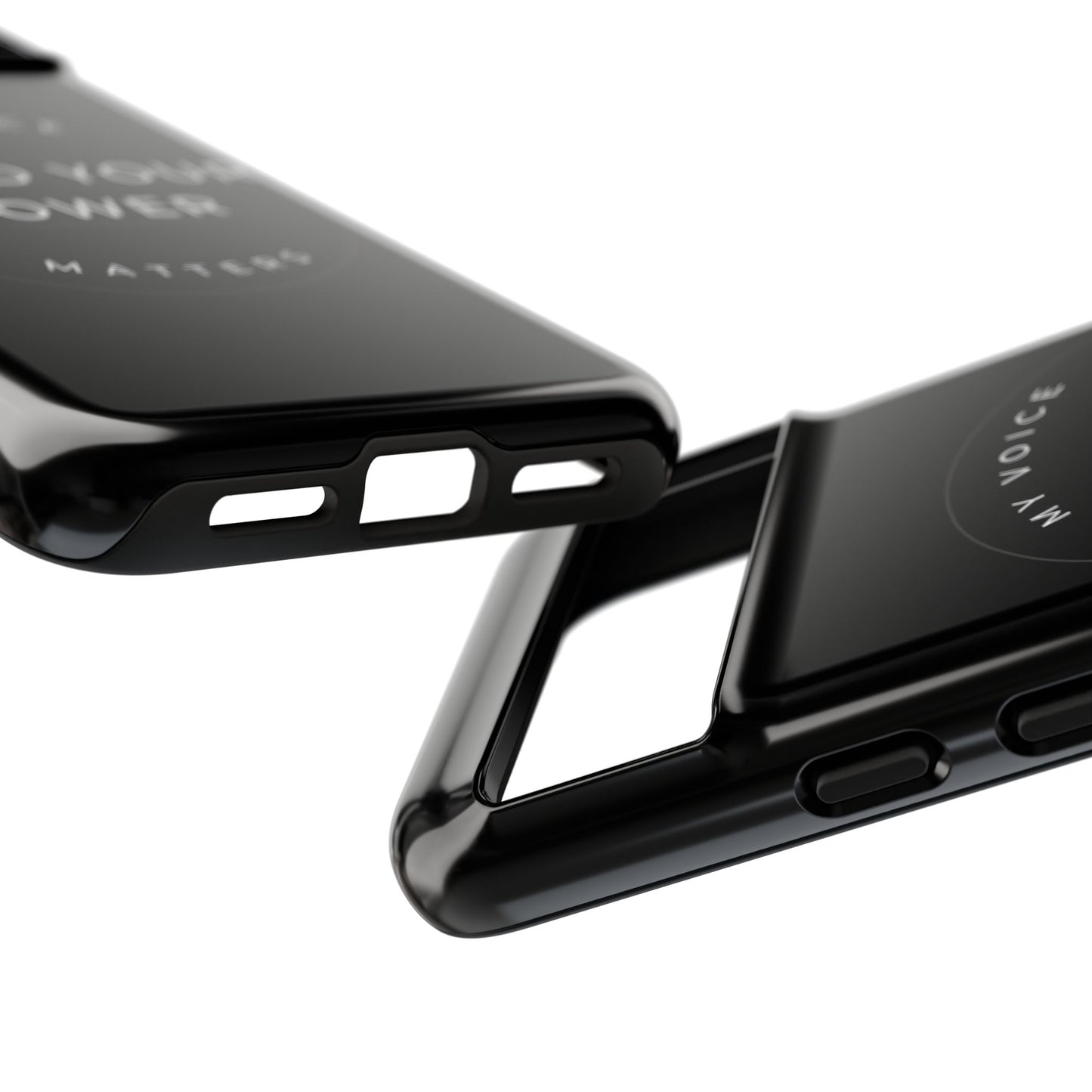 Empowering Phone Case - "Wield Your Power, My Voice Matters" - Tough Cases