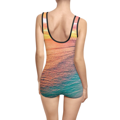 Ocean Breezes Women's Vintage Swimsuit