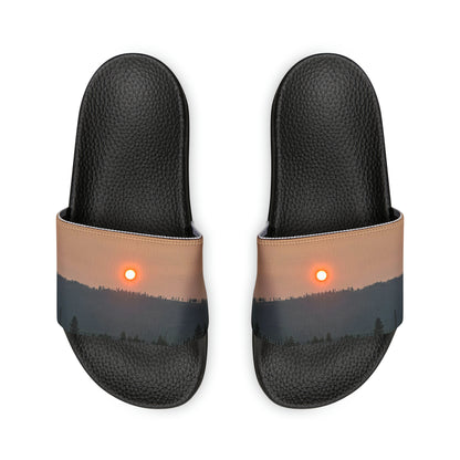 Versatile Pu Slide Footwear, Sleek PU Slides for Ladies