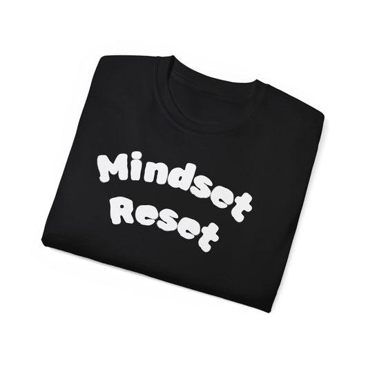 Mindset Reset Unisex Ultra Cotton Tee - Inspirational Graphic Shirt