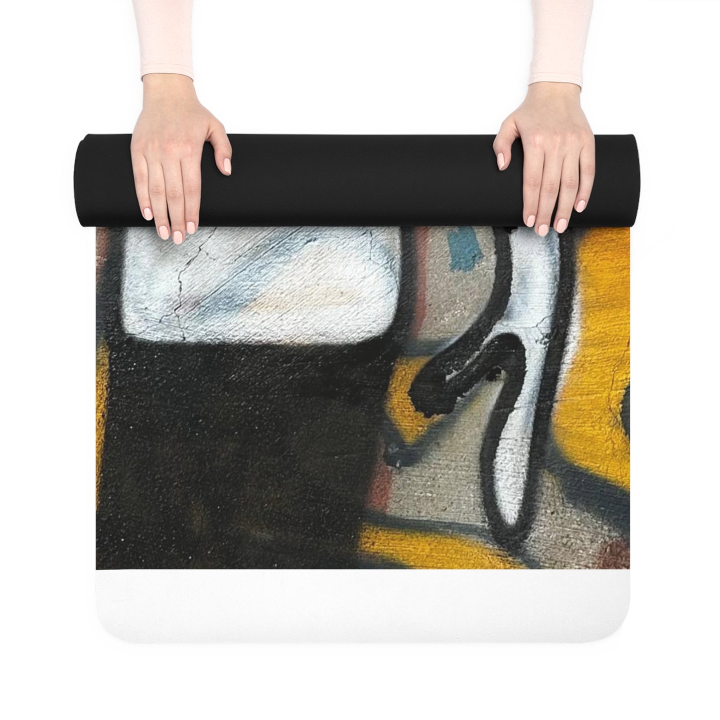 Graffiti Print  Yoga Mat