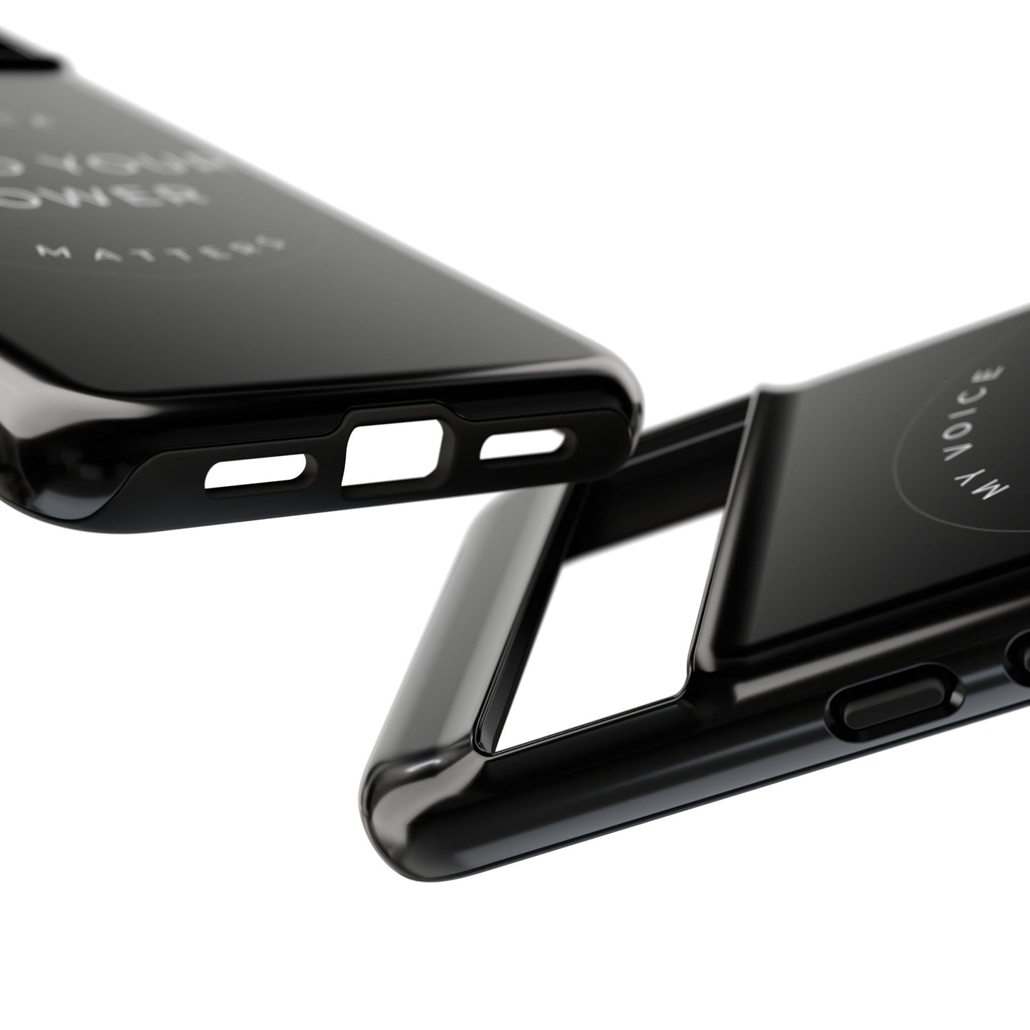 Empowering Phone Case - "Wield Your Power, My Voice Matters" - Tough Cases