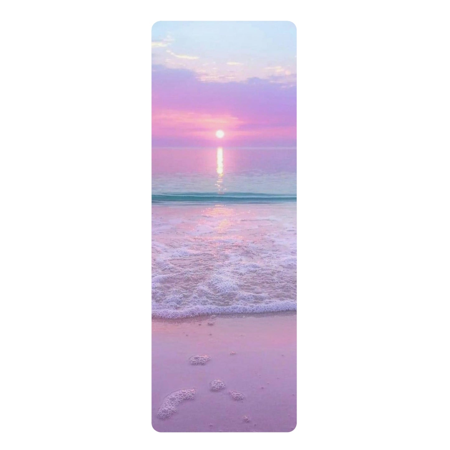 Sunset Bliss Rubber Yoga Mat