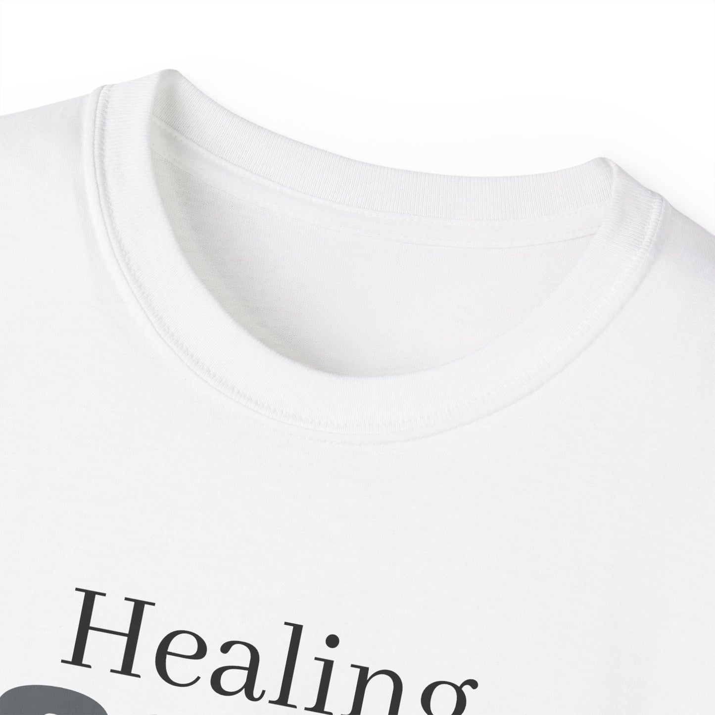 Healing Starts Unisex Ultra Cotton Tee - Comfortable Motivational T-Shirt