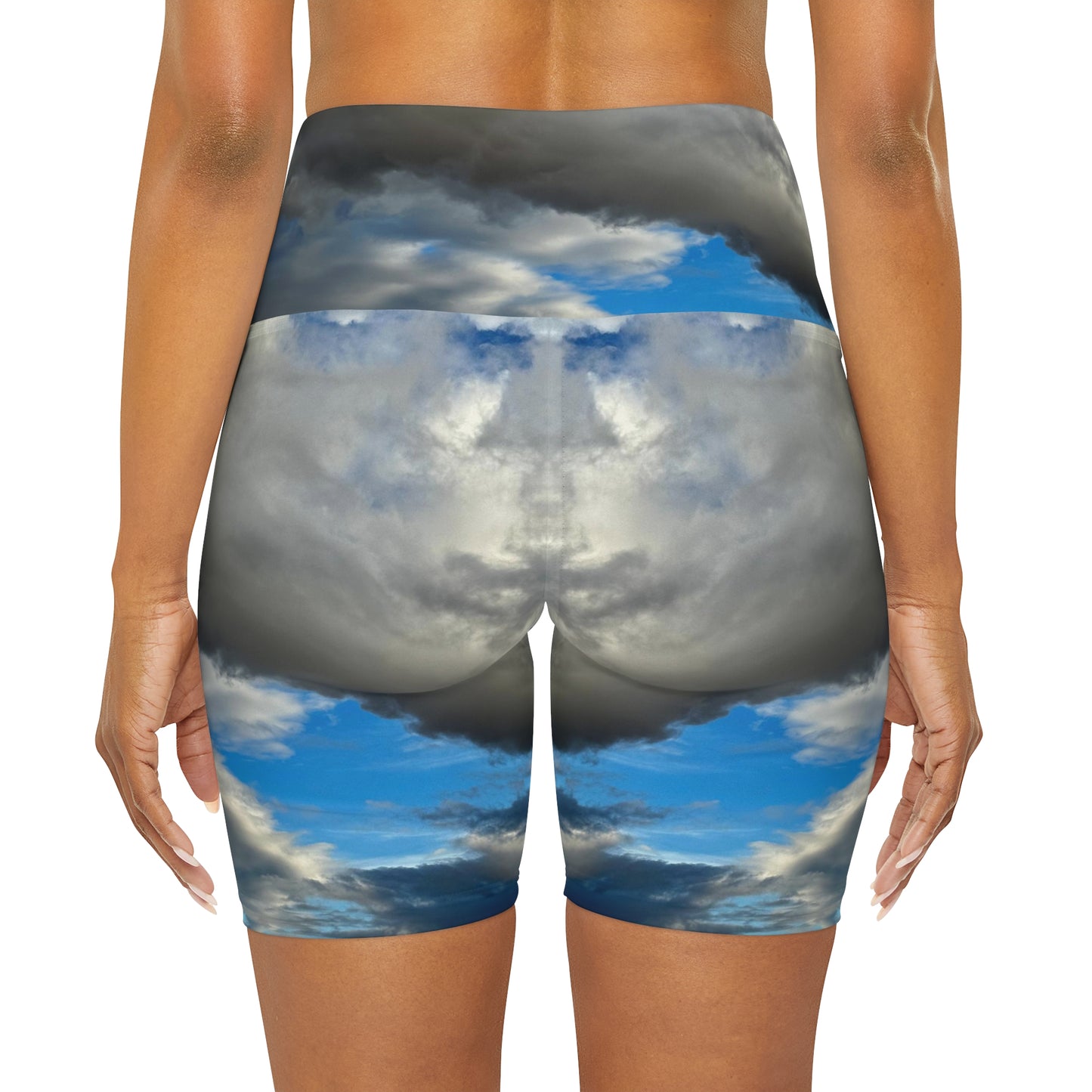 High-Waisted Stormy Yoga Shorts