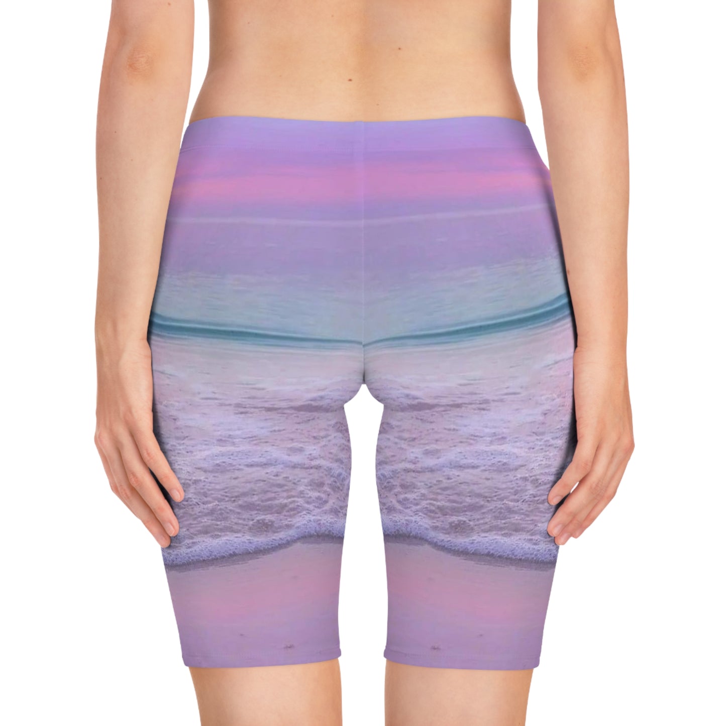 Cotton Candy Skys Bike Shorts