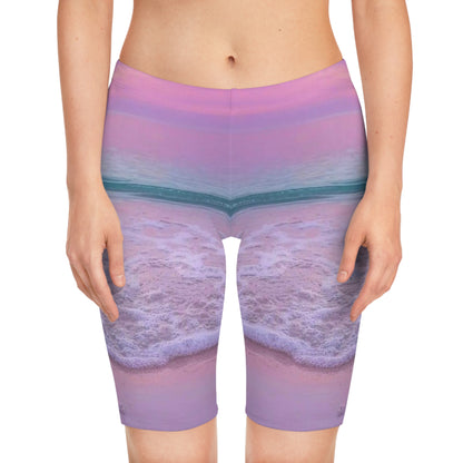 Cotton Candy Skys Bike Shorts